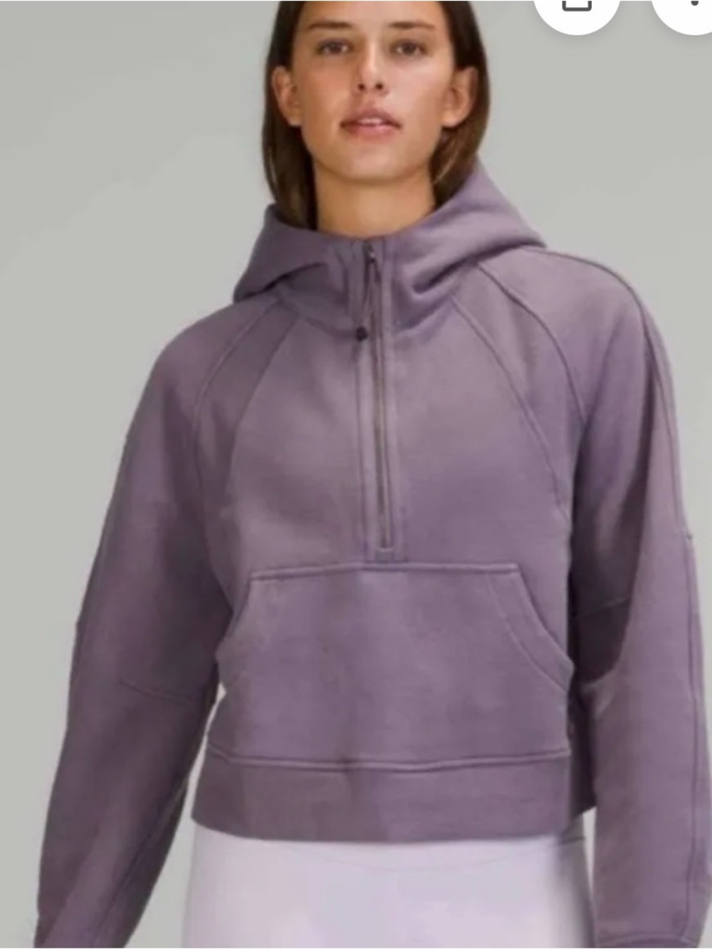 Lululemon Scuba Half Zip Dusty Lilac - Picture 4 of 4